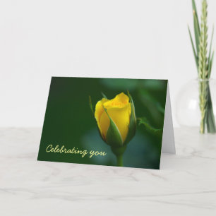 Eleganz und Einfachheit.  Sunny Birthday Greetings Karte