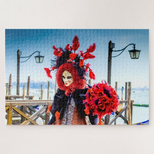 Eleganz und Geheimnis aus Venedig Puzzle (Horizontal)