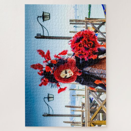 Eleganz und Geheimnis aus Venedig Puzzle (Vertikal)