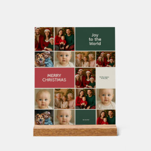 Eleganz viele große Collage Weihnachtsbilder  Acrylschild