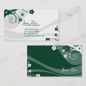 Eleganz Visitenkarte (Vorne/Hinten)