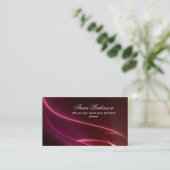 Eleganz-Visitenkarte Visitenkarte (Stehend Vorderseite)