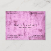 Eleganz ~ Visitenkarten Visitenkarte (Rückseite)