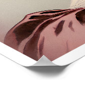 Eleganz von Antan, Schönheit mit Blüten Poster (Ecke)