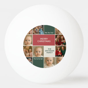 Eleganz Weihnachten Xmas lustige Familienfotos Tischtennisball