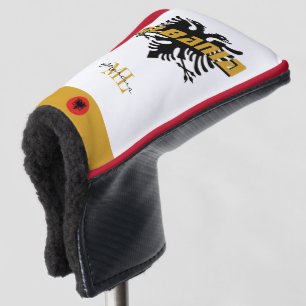 Eleganza Albanien Patriotic Golf & Albanische Flag Golf Headcover