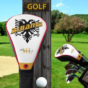 Eleganza Albanien Patriotic Golf & Albanische Flag Headcover