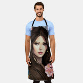 Eleganzblüten Schürze (Getragen)