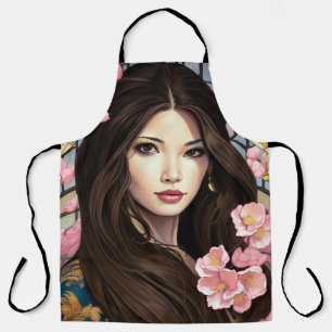 Eleganzblüten Schürze