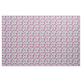 EleganzfarbBlumenmuster auf Blau Stoff (Yard (91,4 cm))