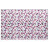 EleganzfarbBlumenmuster auf Blau Stoff (Fat Quarter (45,7 x 55,9 cm))