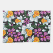 Eleganzmuster mit Narzissen-Blumen 2 Handtuch (Horizontal)