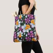 Eleganzmuster mit Narzissen-Blumen 2 Tasche (Von Nahem)