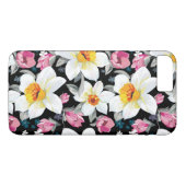 Eleganzmuster mit Narzissen-Blumen Case-Mate iPhone Hülle (Rückseite (Horizontal))