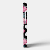 Eleganzmuster mit Narzissen-Blumen Case-Mate iPhone Hülle (Rückseite / Links)