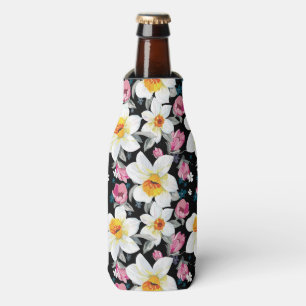Eleganzmuster mit Narzissen-Blumen Flaschenkühler