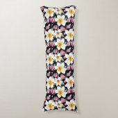 Eleganzmuster mit Narzissen-Blumen Seitenschläferkissen (Vorderseite Vertikal)