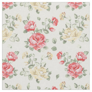 Eleganztapetenmuster der rosa Rosen Stoff