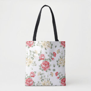 Eleganztapetenmuster der rosa Rosen Tasche