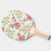 Eleganztapetenmuster der rosa Rosen Tischtennis Schläger (Seitenansicht)