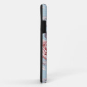 Eleganztapetenmuster von rosa Rosen 2 Case-Mate iPhone Hülle (Hinten/Rechts)