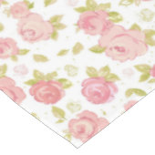 Eleganztapetenmuster von rosa Rosen 3 Tischdecke (Schrägansicht)
