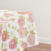 Eleganztapetenmuster von rosa Rosen 3 Tischdecke (Beispiel)