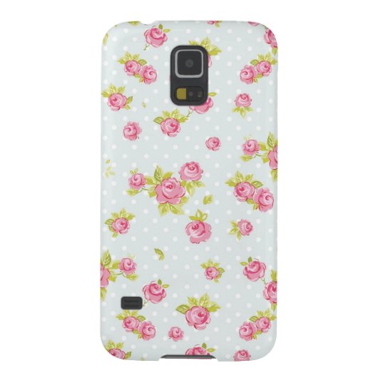 Eleganztapetenmuster von rosa Rosen 4 Case-Mate Samsung Galaxy Hülle (Rückseite)