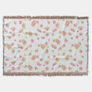 Eleganztapetenmuster von rosa Rosen 4 Decke