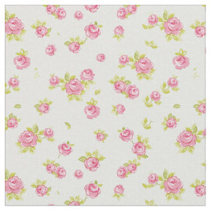 Eleganztapetenmuster von rosa Rosen 4 Stoff