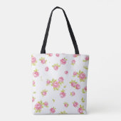 Eleganztapetenmuster von rosa Rosen 4 Tasche (Rückseite)