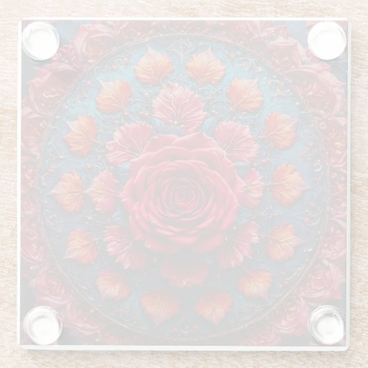 Eleganzzirkel Glasuntersetzer (Rückseite)