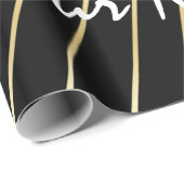 Elegenat White Monagram Packpapier (Rolleneckpunkt)