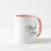 Elegent Blushing Bride Wedding Tasse (VorderseiteRechts)