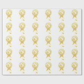 Elegent modren dazie flower geschenkpapier (Flach)