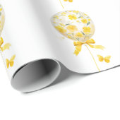 Elegent modren dazie flower geschenkpapier (Rolleneckpunkt)