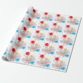 Elegent modren dazie flower geschenkpapier