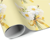 Elegent modren dazie flower geschenkpapier (Rolleneckpunkt)