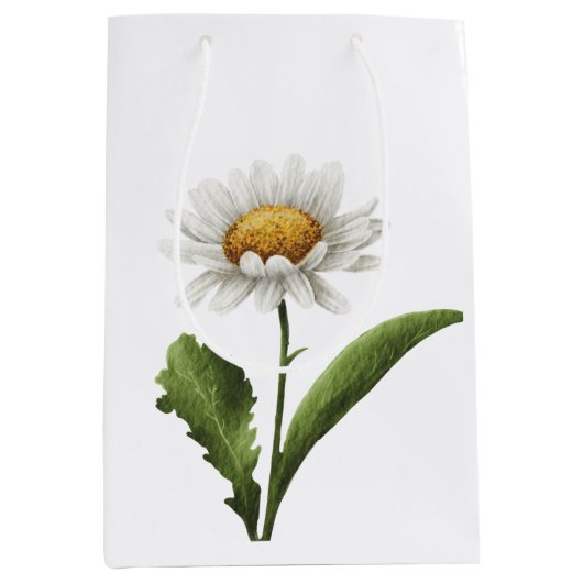 Elegent modren dazie flower mittlere geschenktüte (Vorderseite)
