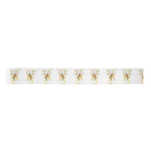 Elegent modren dazie flower satinband (Vorderseite)