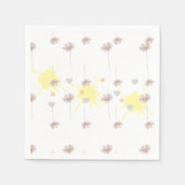 Elegent modren dazie flower serviette (Vorderseite)