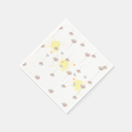 Elegent modren dazie flower serviette (Ecke)