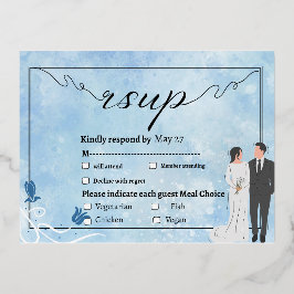 Elegent Tullip Bloral Einladung Post Card