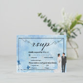 Elegent Tullip Bloral Einladung Post Card (Stehend vorne)