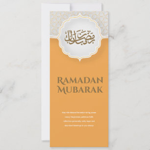 Elegente Eid Mubarak-Karte Einladung