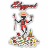 Eleggua Aufkleber (Vorderseite)