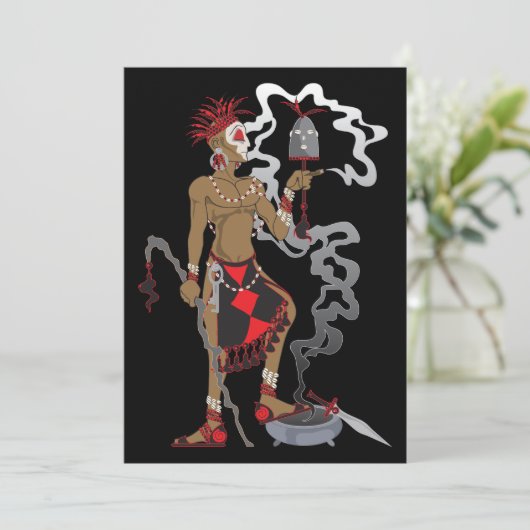 Eleggua Einladungen (Stehend Vorderseite)