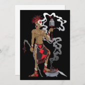 Eleggua Einladungen (Vorne/Hinten)