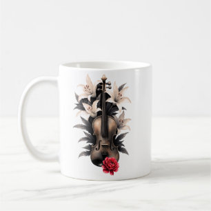 Elegie für ein gefallenes Lied – Romantische gotis Kaffeetasse