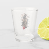 Elegie für ein gefallenes Lied – Romantische gotis Schnapsglas (Rückseite)